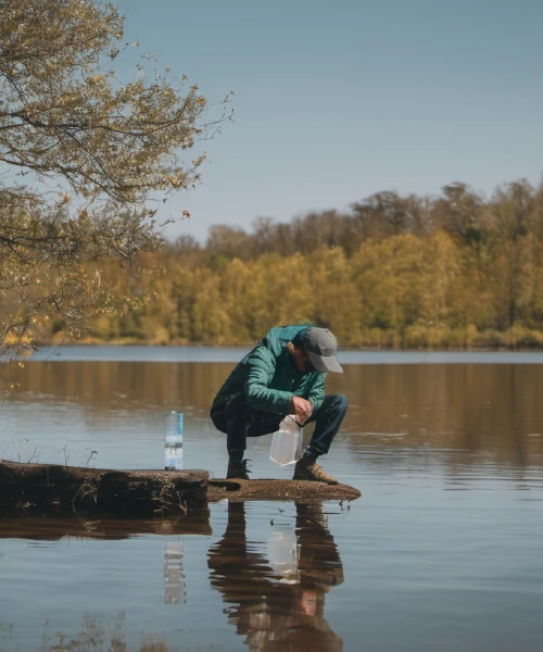 water quality testing for wild swimming lakes